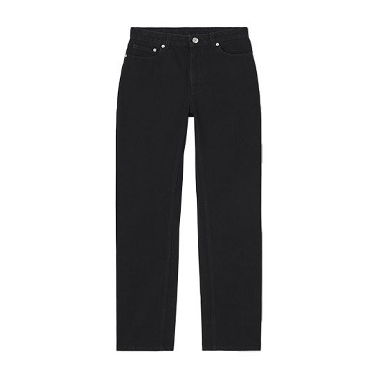 Burberry SS21 Logo Straight Jeans Black