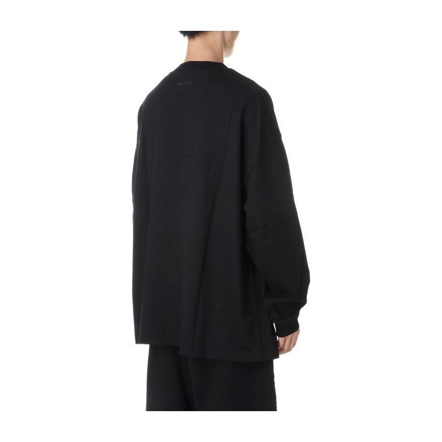Fear of God Essentials Jersey Long Sleeve Tee Obsidian Black