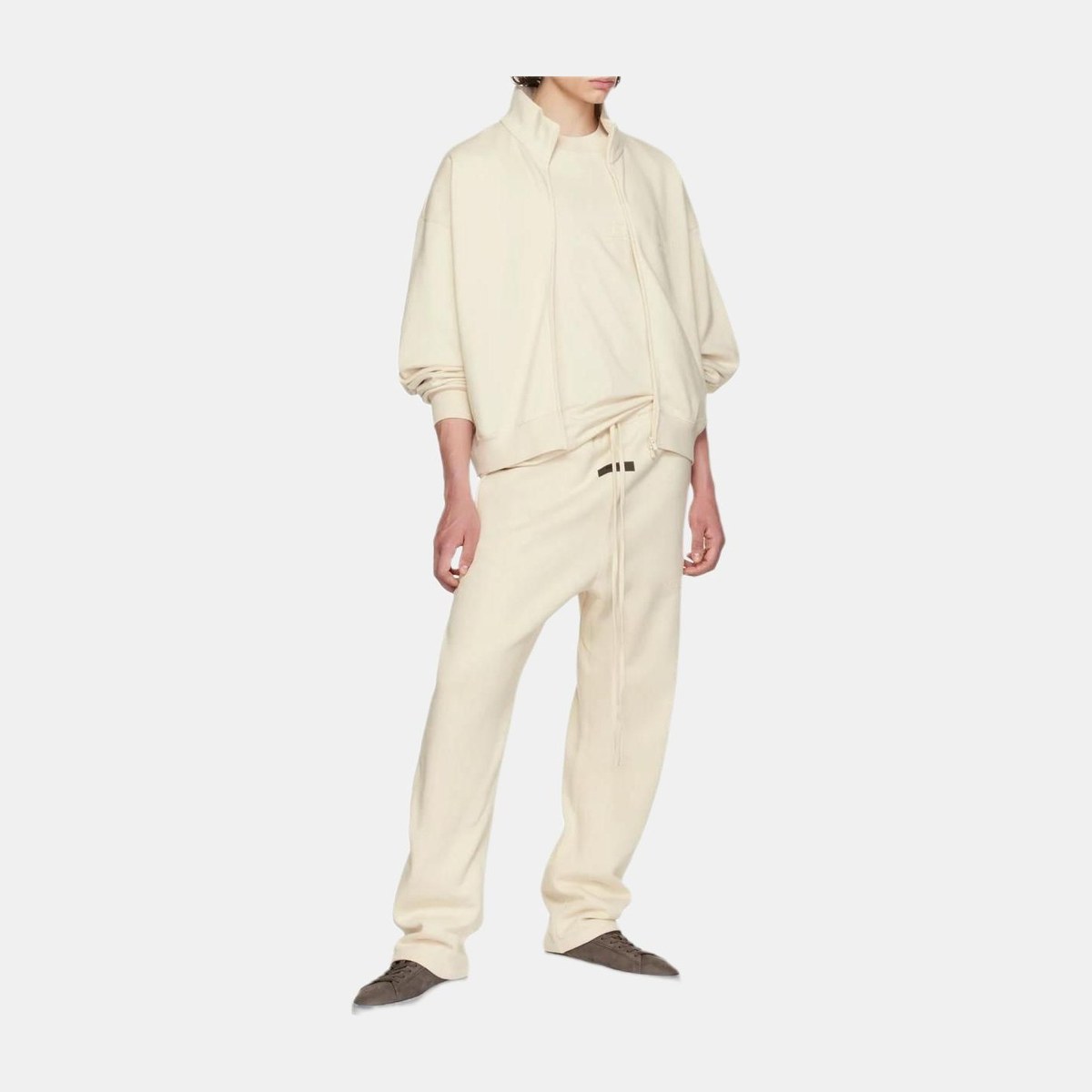 Fear of God Essentials FW22 Fullzip Jacket Egg Shell