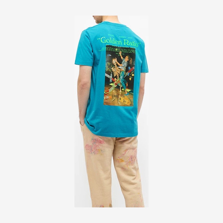 OFF-WHITE SS20 Blue T-Shirt
