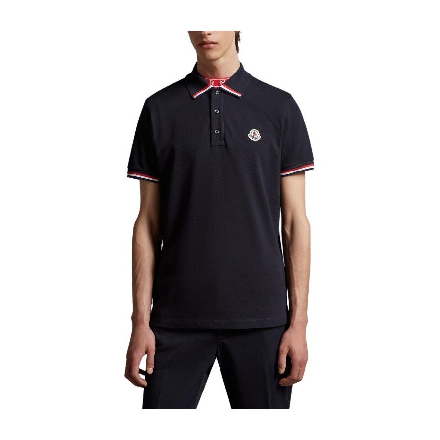 Moncler SS23 Polo Shirt Navy