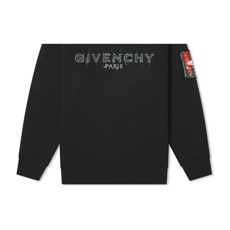 Givenchy Logo Hoodie Black