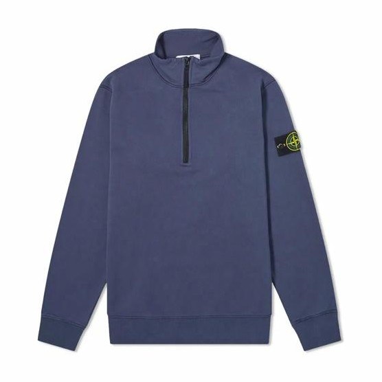 Stone Island Pullover Sweatshirt Blue