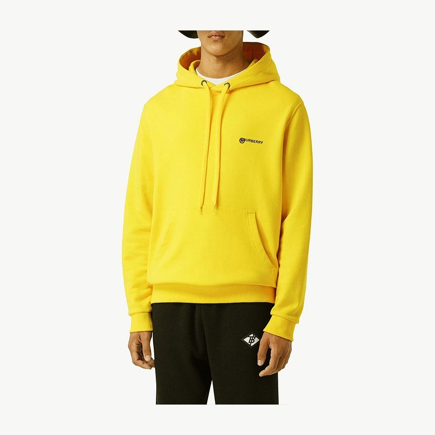 Burberry SS21 Letter Hoodie Yellow