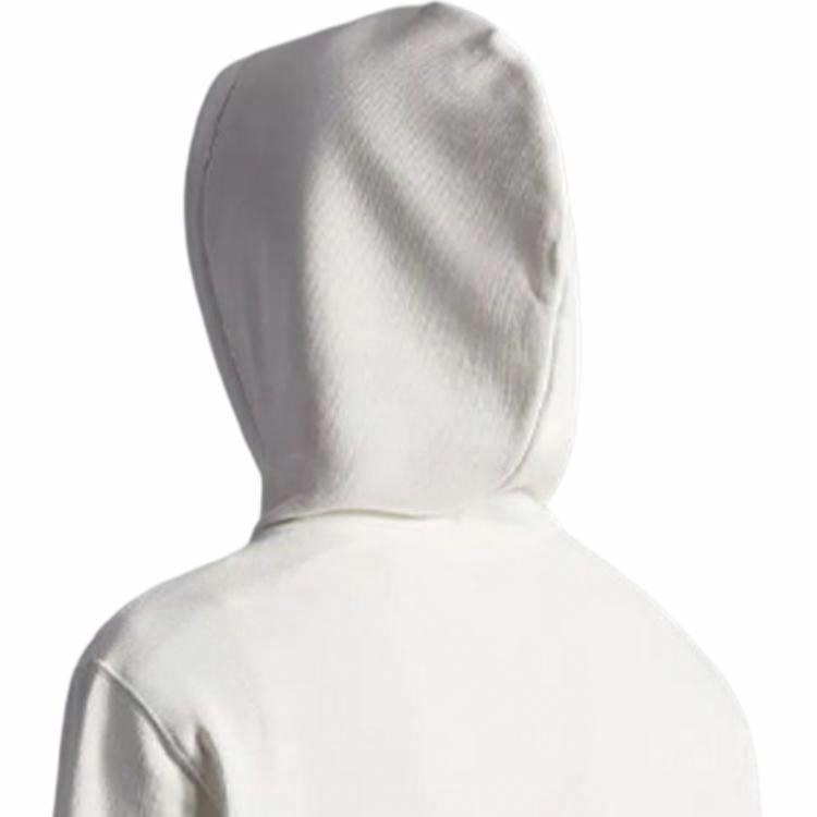 Moncler FW22 Logo Hoodie White
