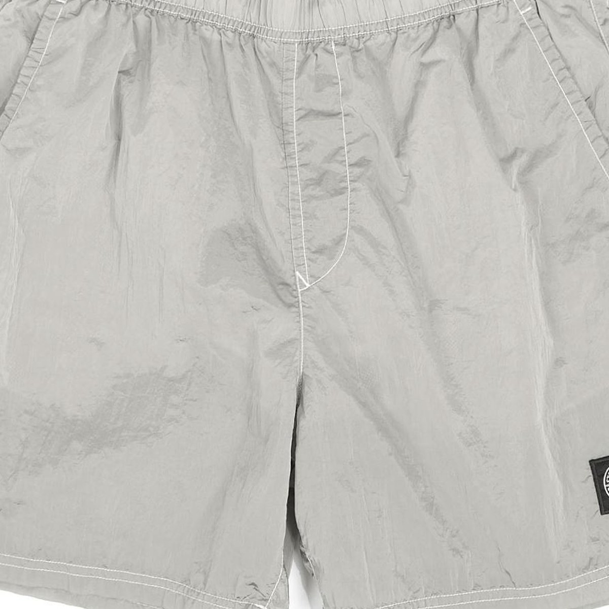 Stone Island Nylon Print Shorts Grey