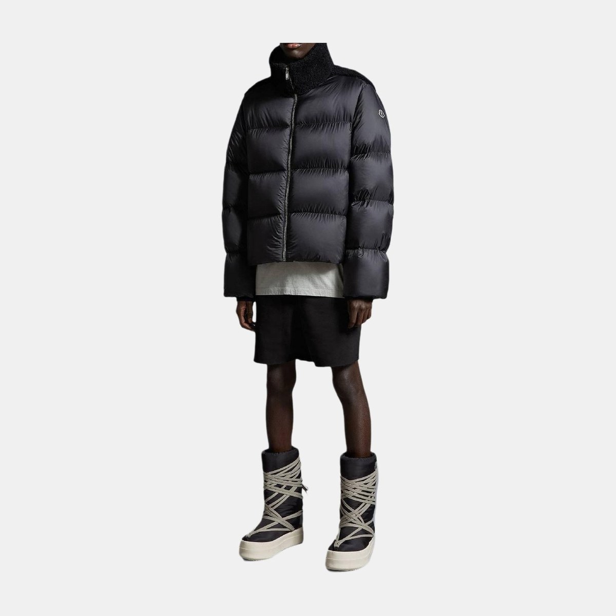 Moncler x Rick Owens FW23 Black Down Jacket