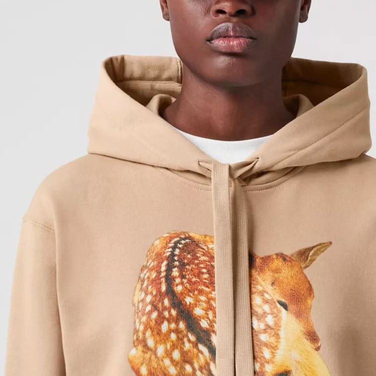 Burberry SS22 Deer Print Hoodie