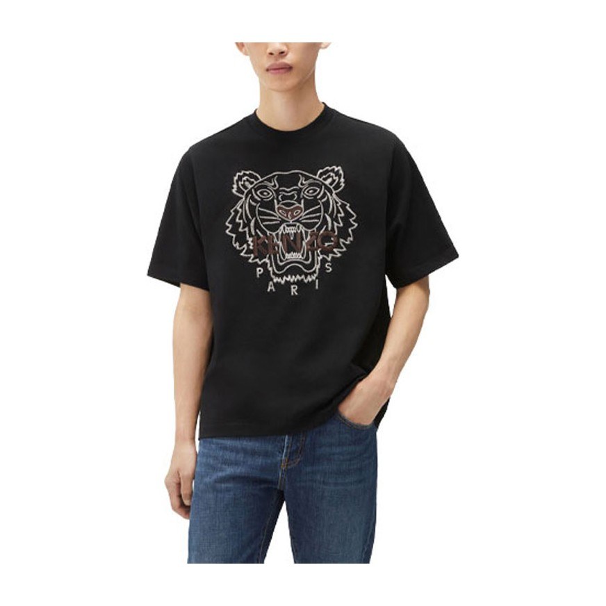 KENZO Tiger Print T-Shirt Black