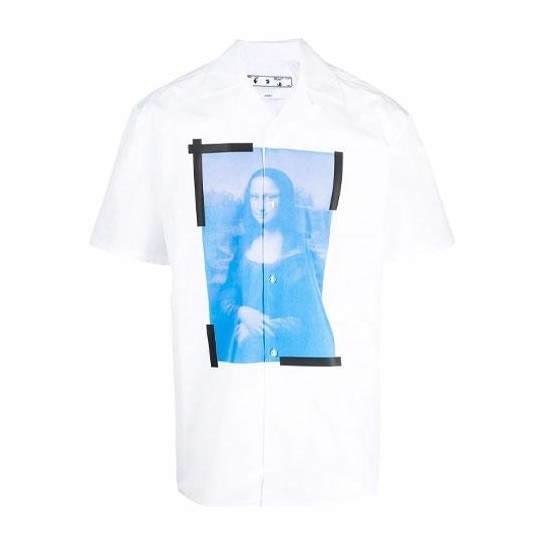 OFF-WHITE SS21 Logo Short Sleeve Shirt White