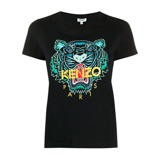 KENZO Tiger Print Crewneck T-Shirt