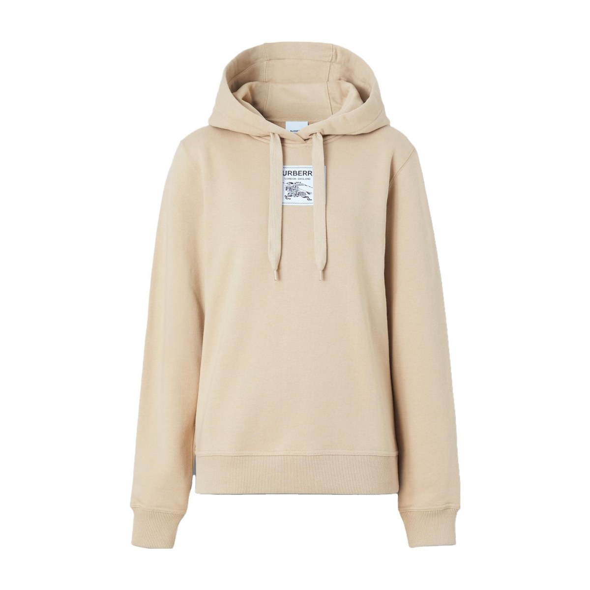 Burberry SS23 Loog Print Hoodie Khaki