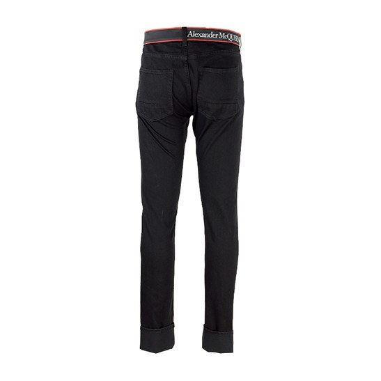 Alexander McQueen Logo Slim Jeans Black