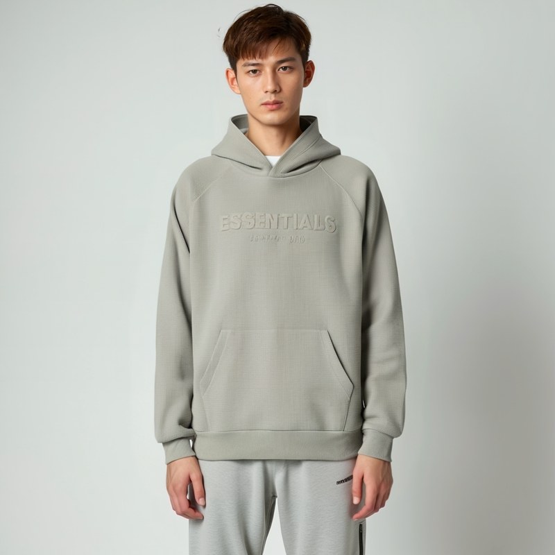 Fear of God Essentials Waffle Raglan Hoodie