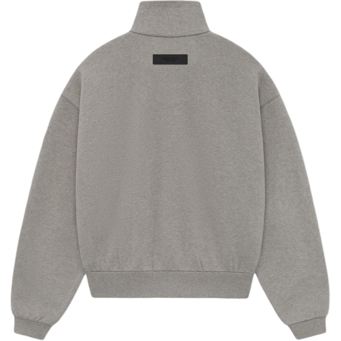 Fear of God Essentials SS24 Zip Up Jacket Heather Grey