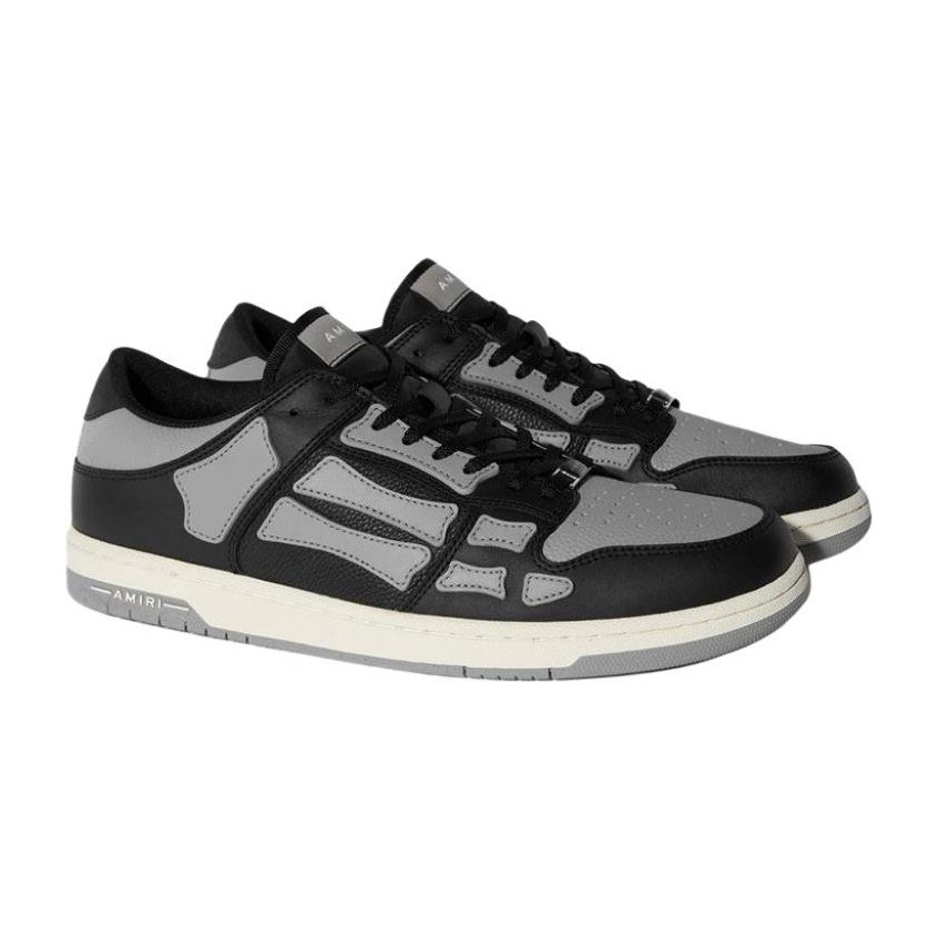 AMIRI Skel-Top Low Black Grey