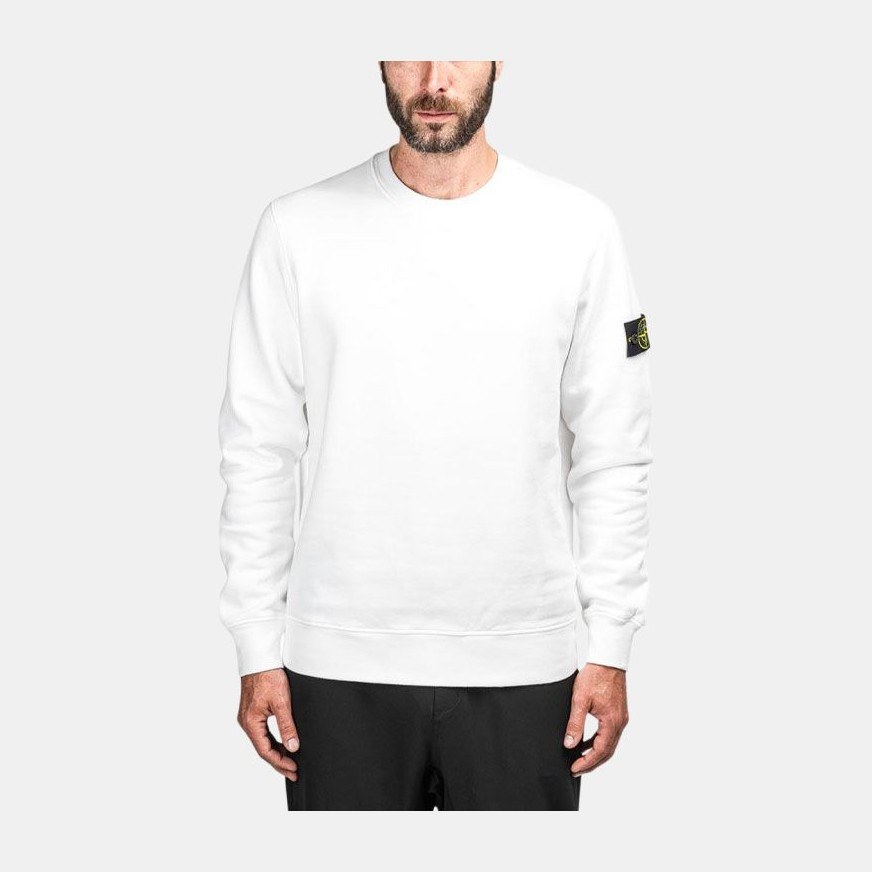 Stone Island Crewneck Sweatshirt White