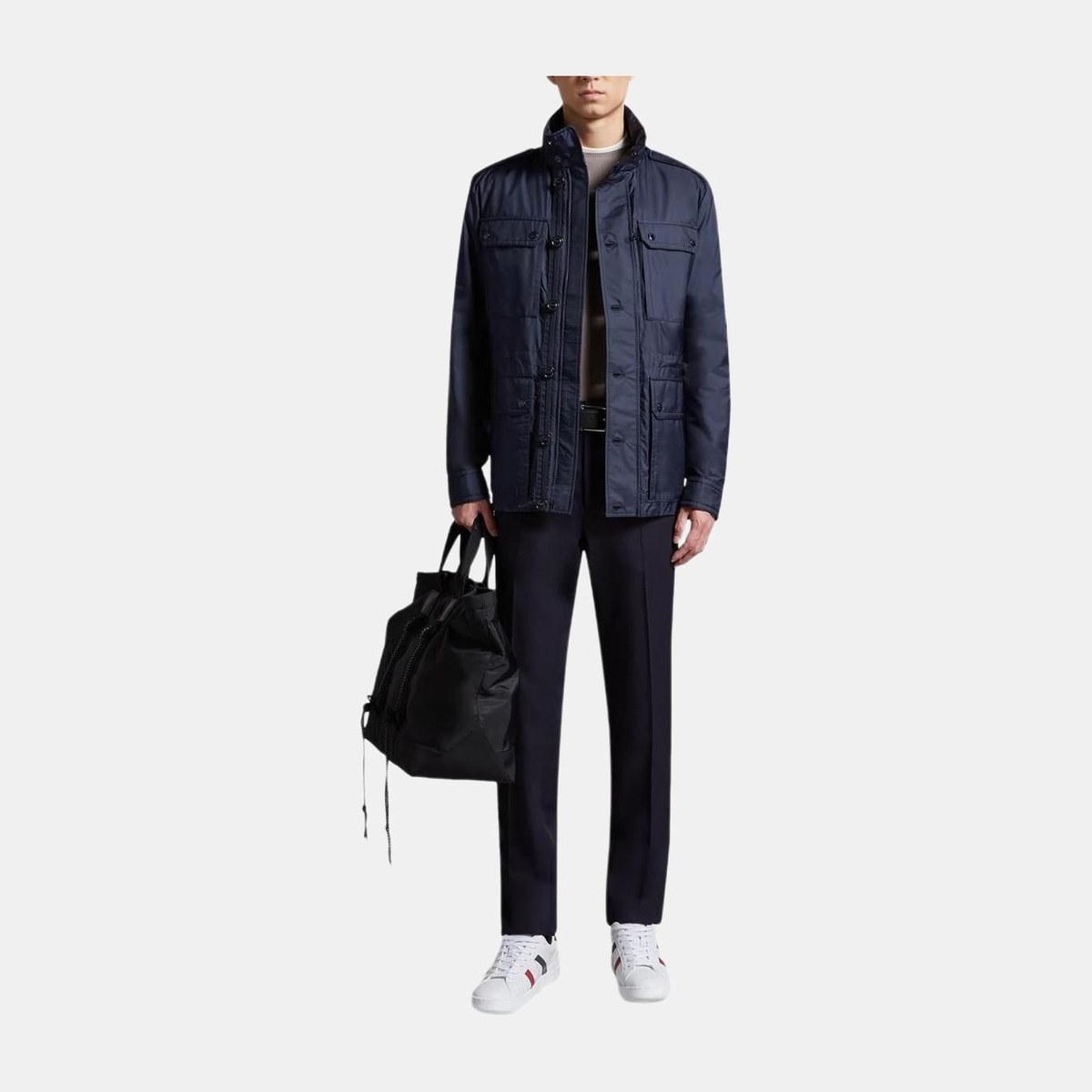 Moncler Lez Rain Jacket Navy
