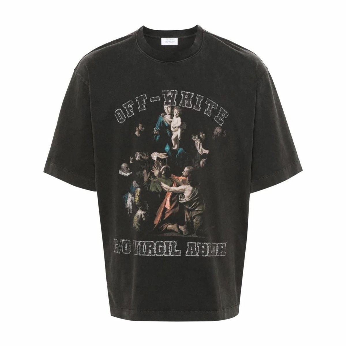OFF-WHITE Logo Crewneck T-Shirt Black