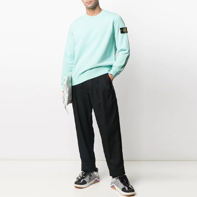 Stone Island SS21 Crewneck Sweatshirt Blue