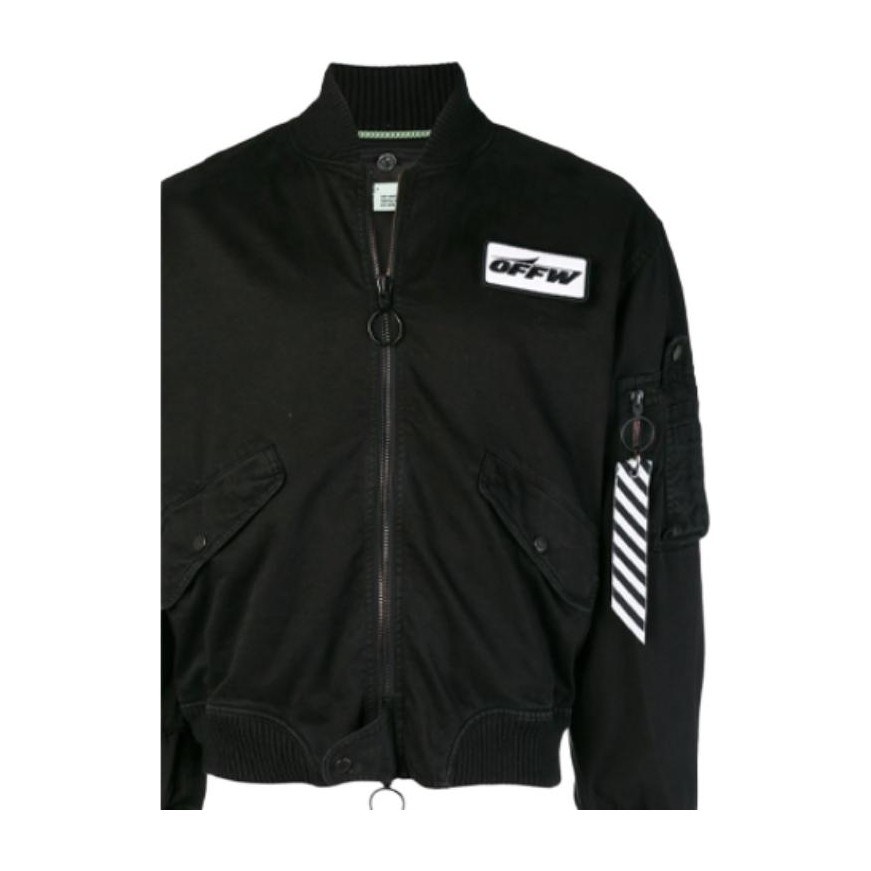 OFF-WHITE SS20 Bomber Jacket Black