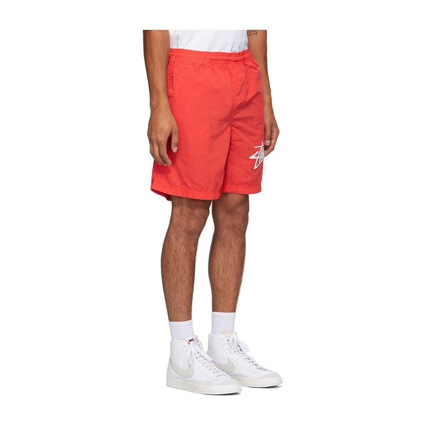 Stussy x Nike Logo Shorts Red