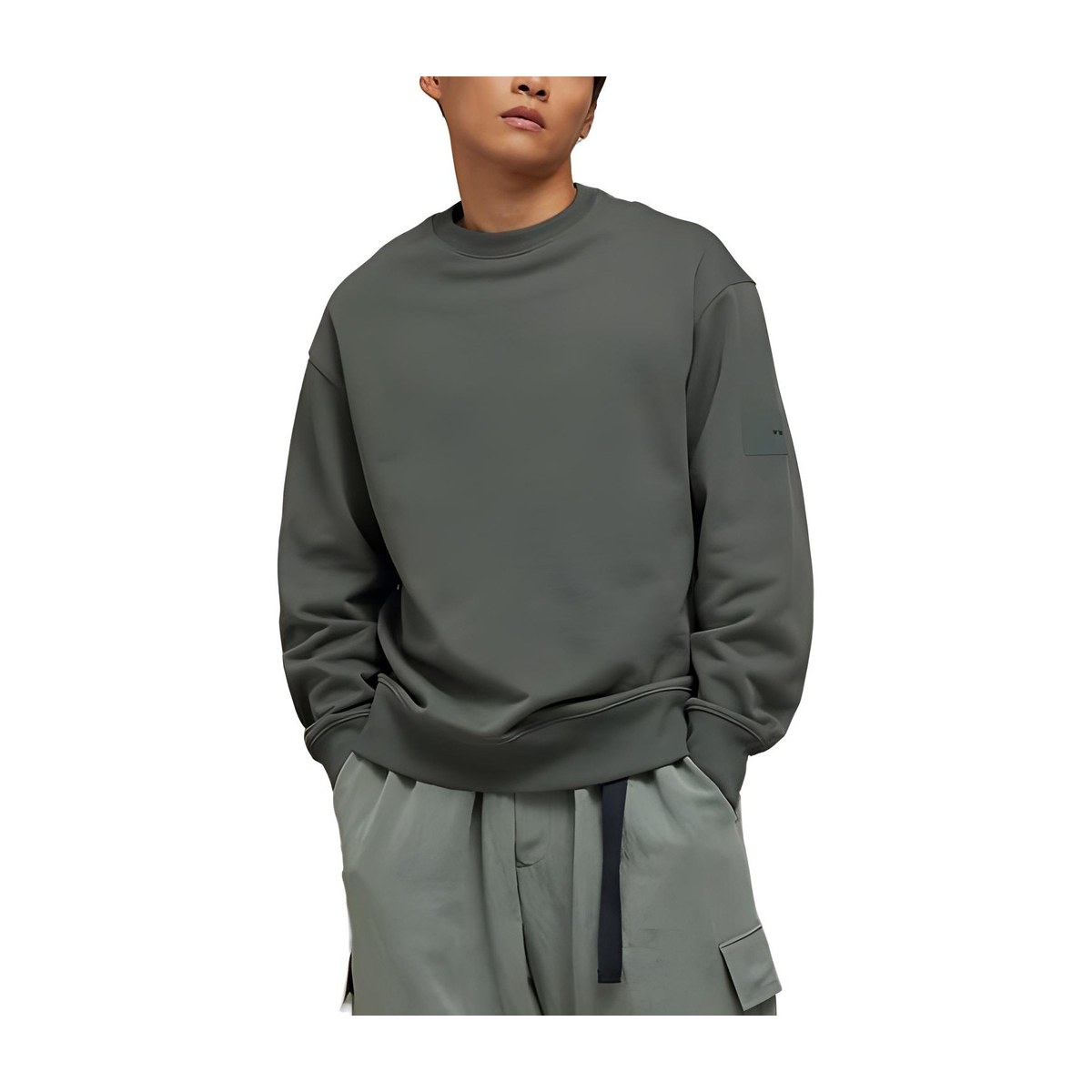 Y-3 Crew Neck Long Sleeve Green