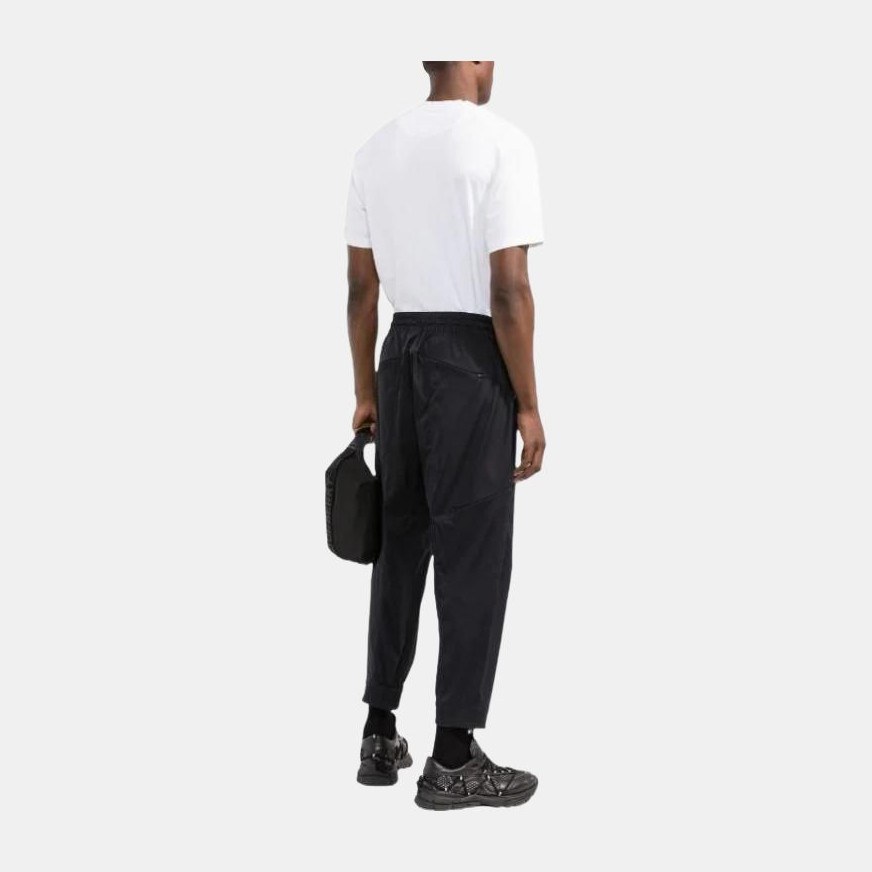 Y-3 Logo Tapered Sweatpants Black
