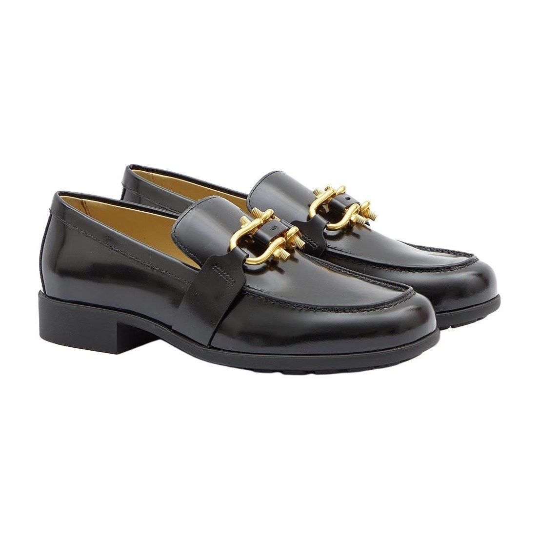 Bottega Veneta Leather Loafers Black