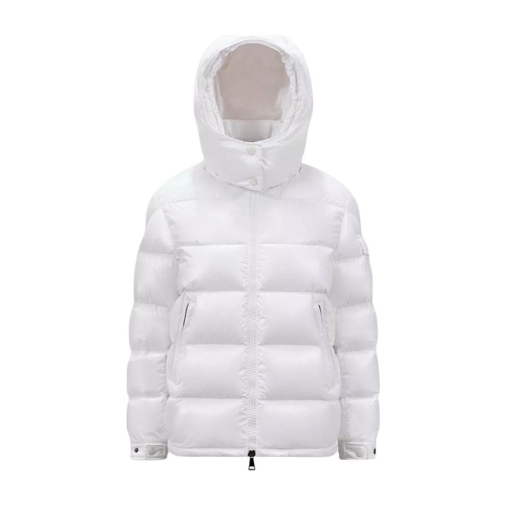 Moncler FW24 Hooded Down Jacket White