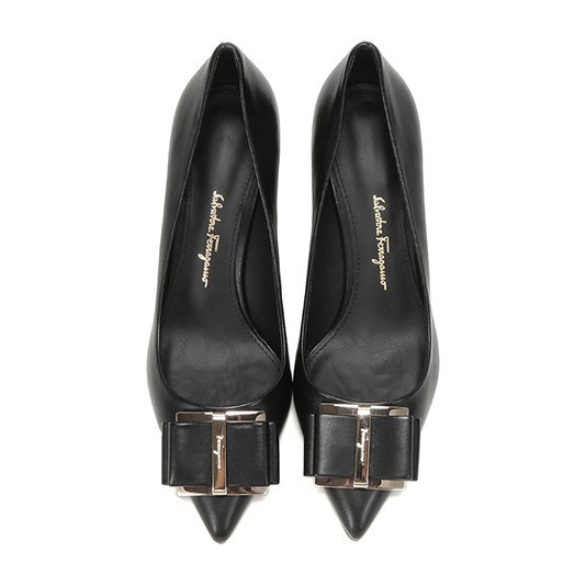 Ferragamo Zeri 70 Double Bow Pump