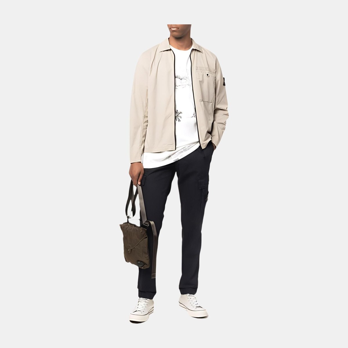 Stone Island SS22 Black Cargo Pants