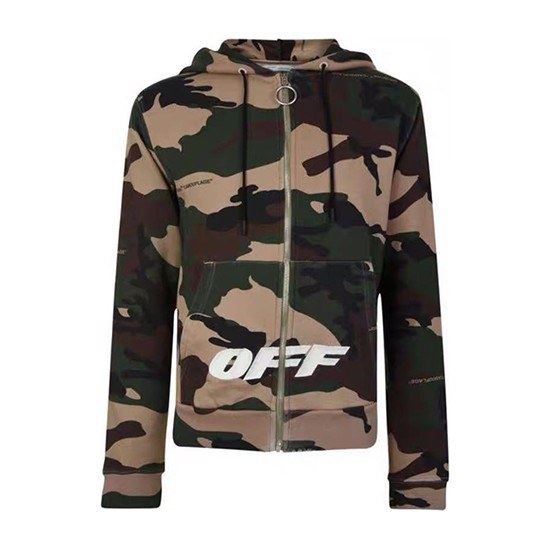 OFF-WHITE Camouflage Zip Jacket