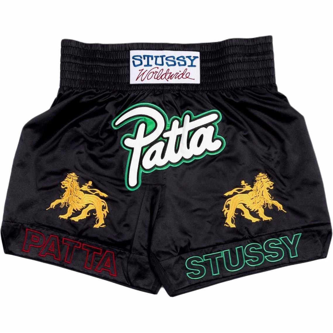 Stussy x Patta SS24 Black Shorts