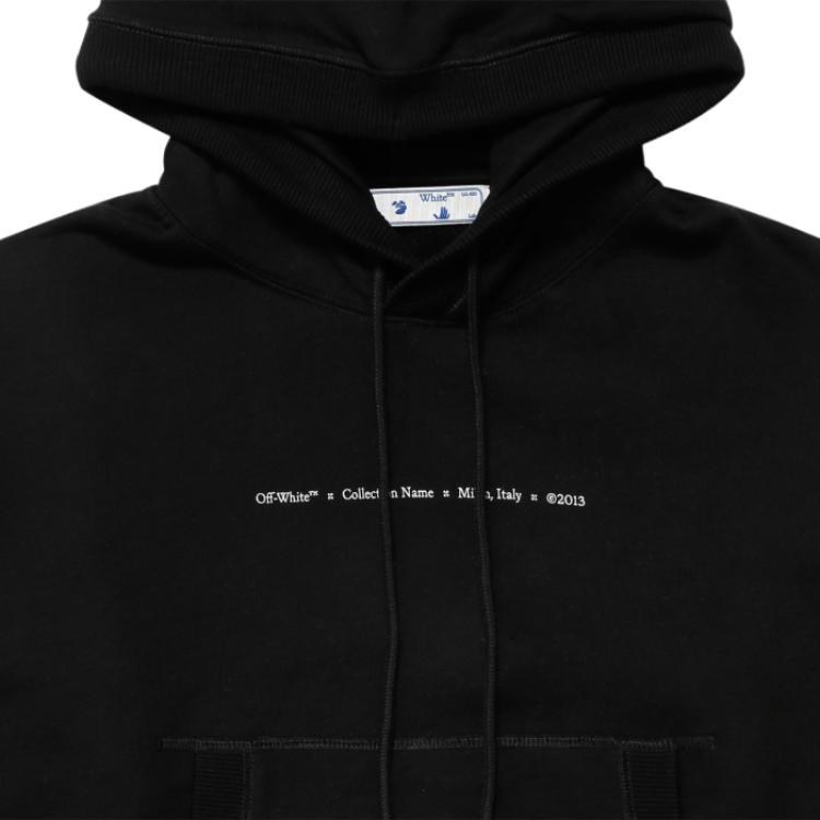 OFF-WHITE FW21 Hoodie Black