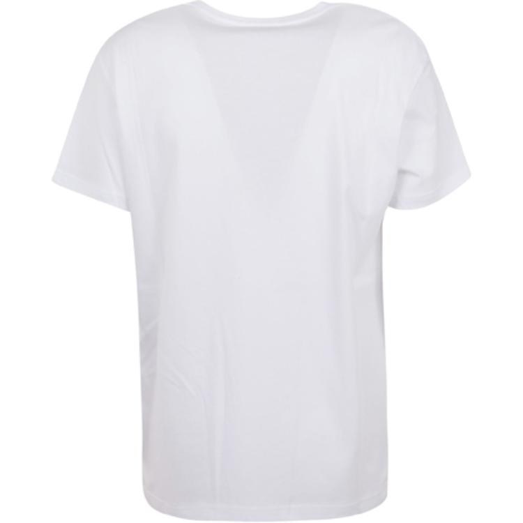 Alexander McQueen Skull Floral Print T-Shirt White