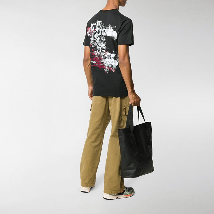 Stone Island SS21 Black T-Shirt