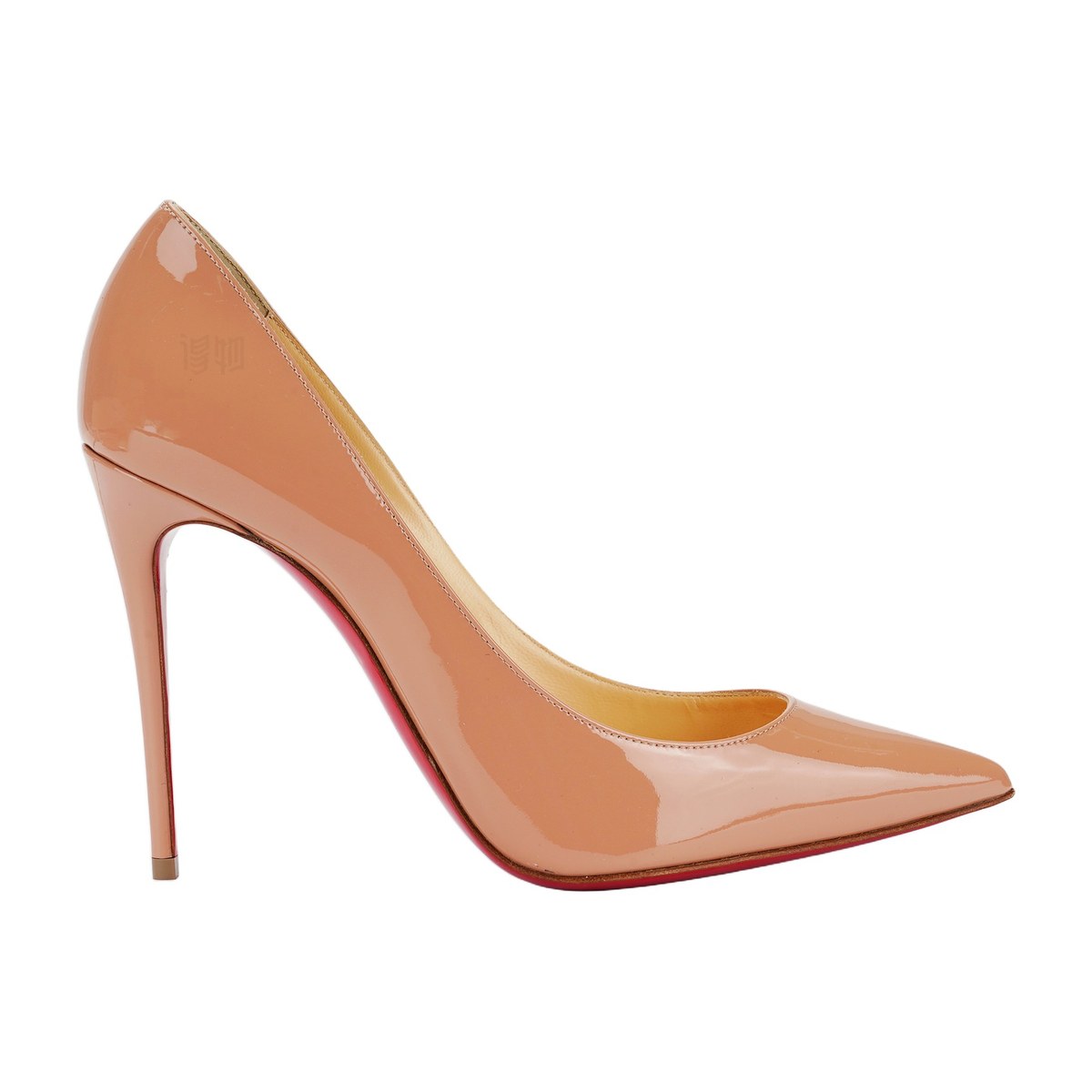 CL Kate Nude Patent Pumps