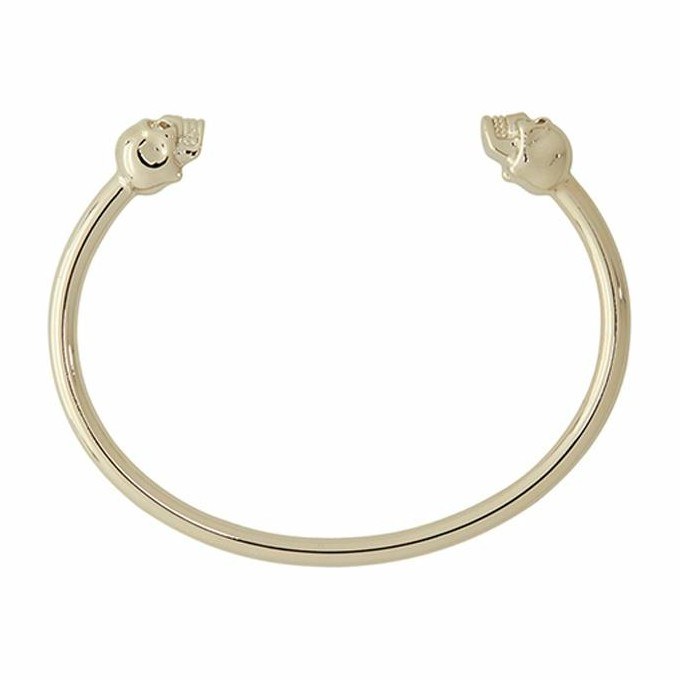 Alexander McQueen Skull Cuff Gold