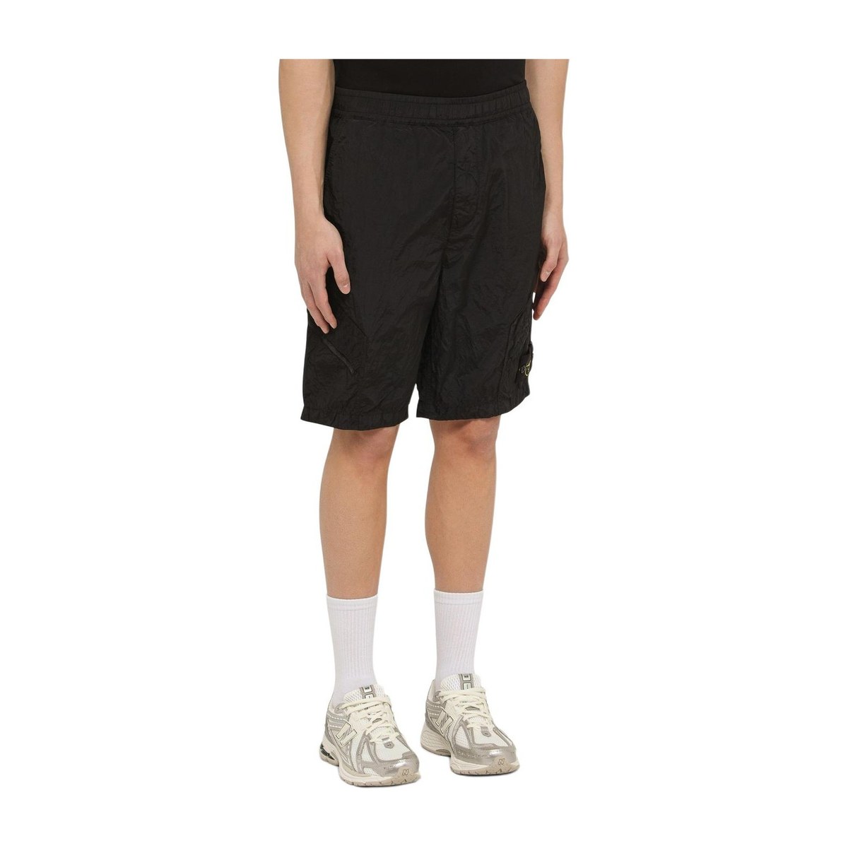 Stone Island Nylon Metal Shorts Black