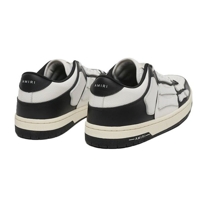 AMIRI Skel-Top Low Black White