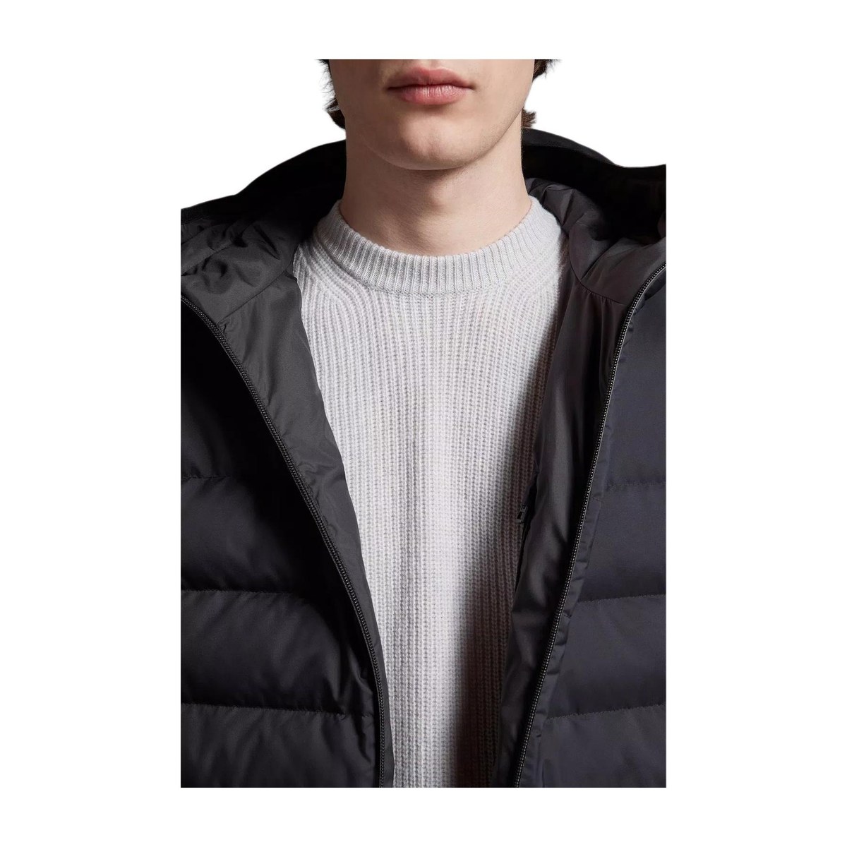 Moncler Arroux Short Down Jacket Black