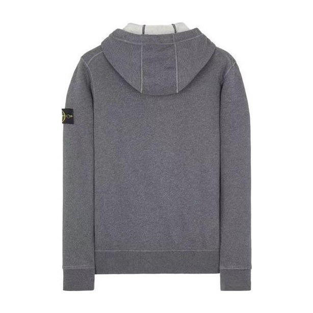 Stone Island SS23 Logo Hoodie Smoke Grey