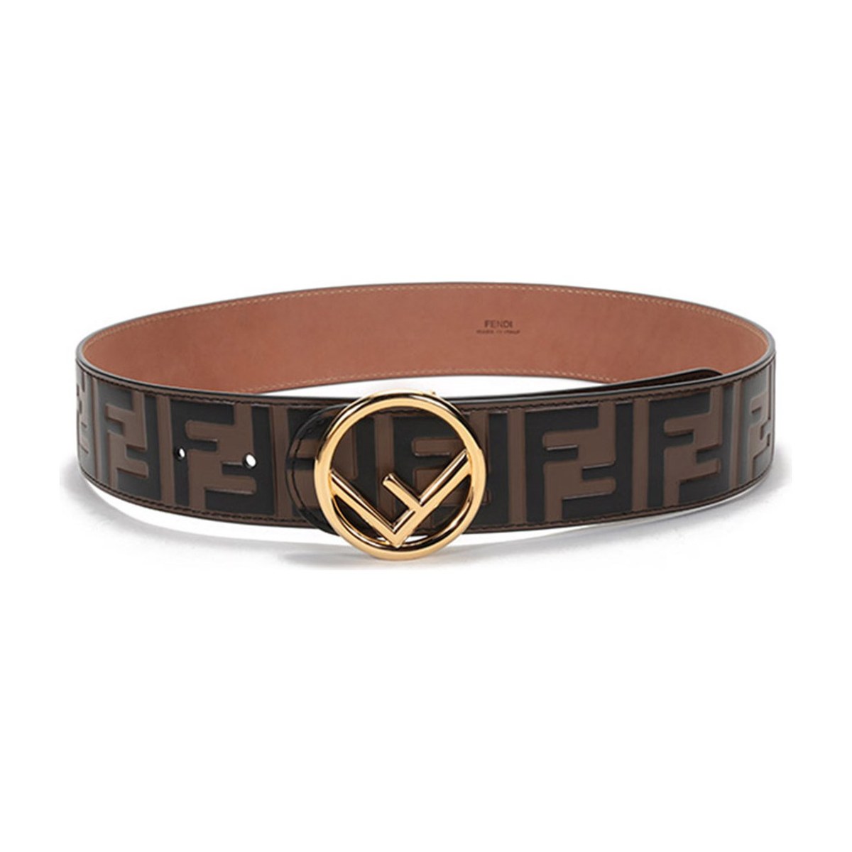 Fendi FF Leather Belt