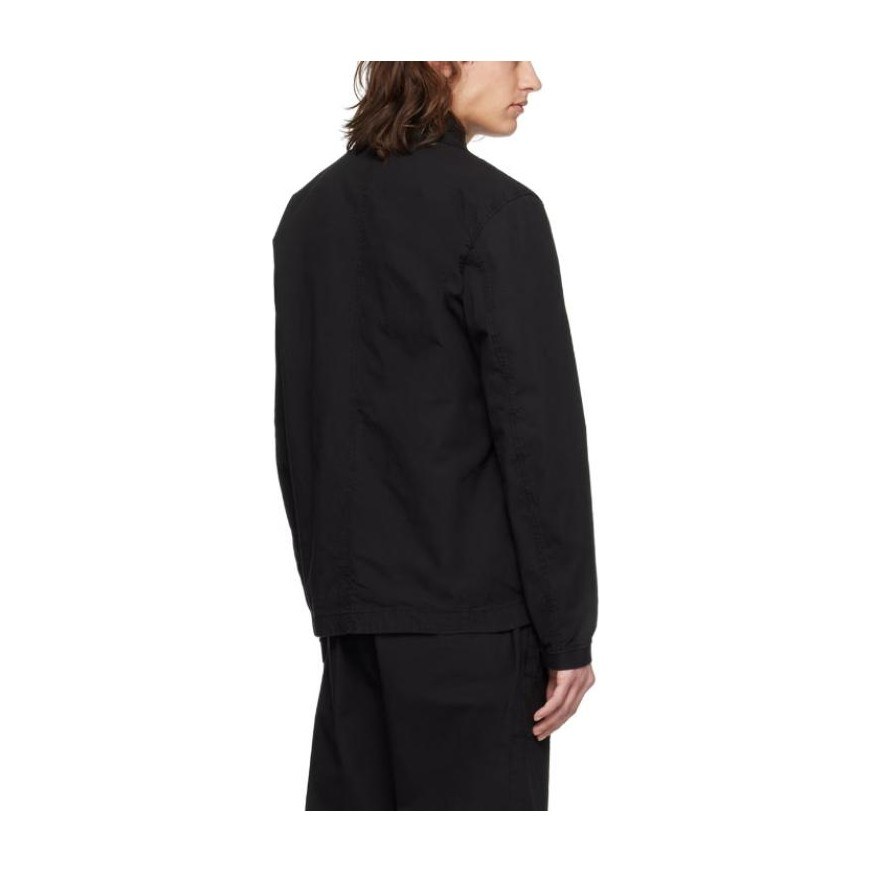 Stone Island Black Zip Long Sleeve Shirt