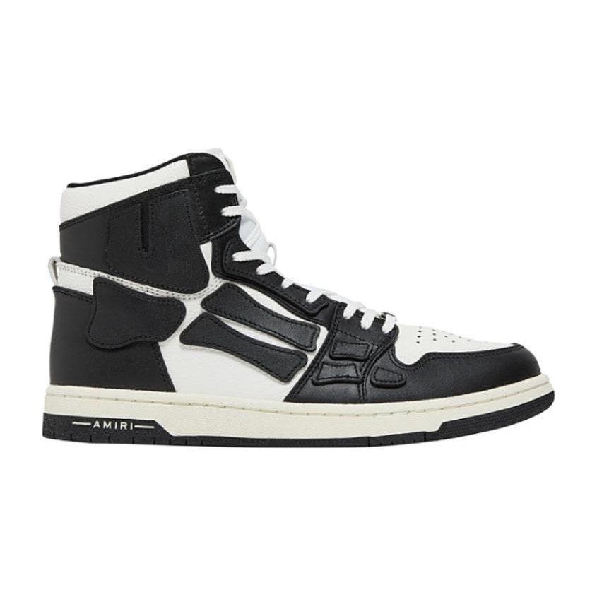 AMIRI Skel-Toe Hi Black White