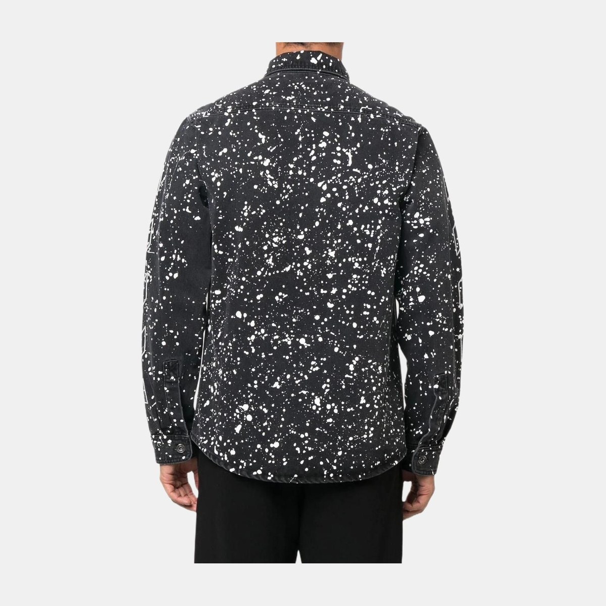 OFF-WHITE FW22 Twill Print Splatter Shirt