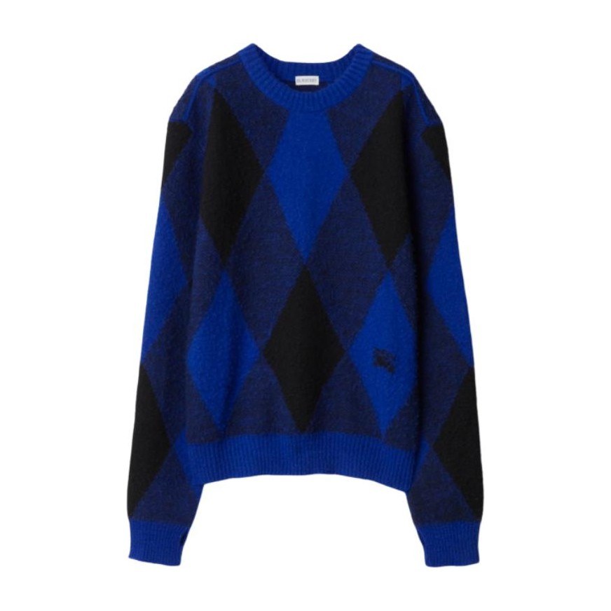 Burberry Argyle Wool Sweater