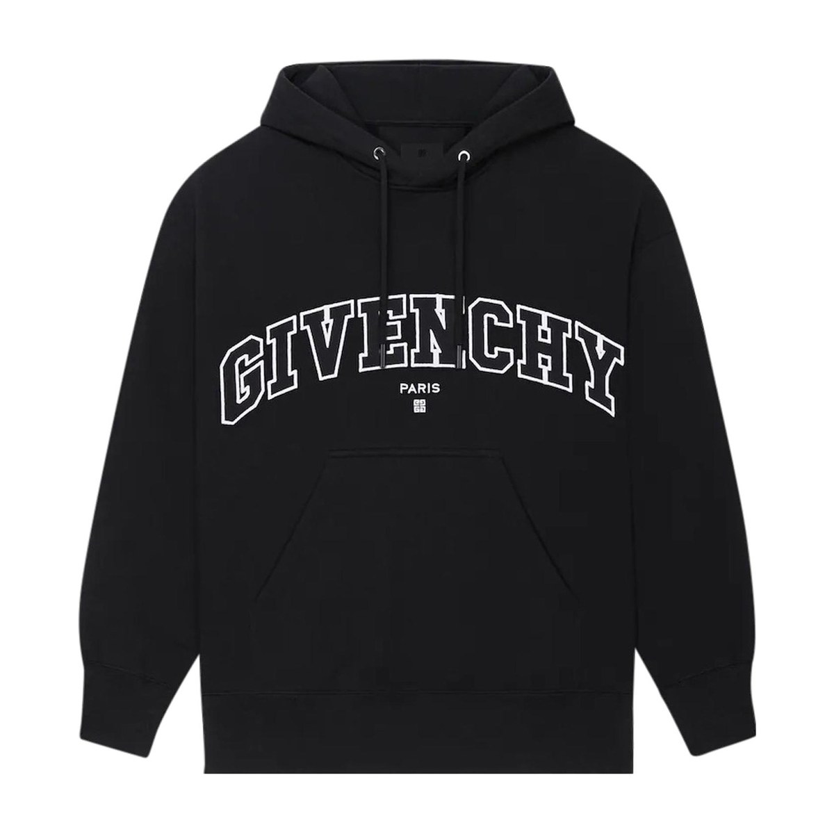 Givenchy FW22 Logo Print Hoodie Black