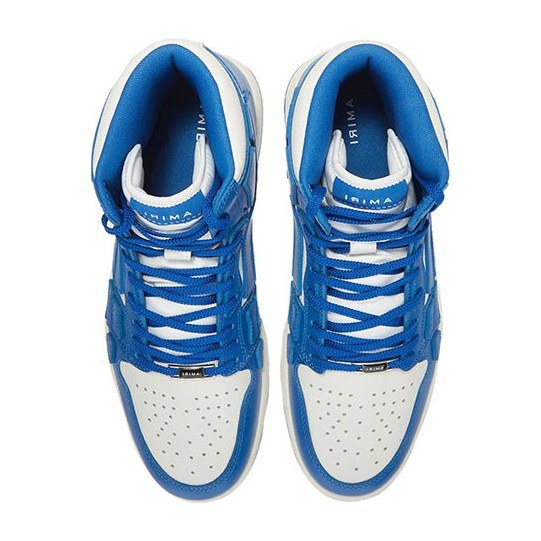 AMIRI Skel-Top Hi Blue White